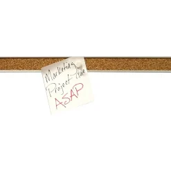 Advantus Grip-A-Strip Cork Map Rail, Satin Frame, 0.08' x 8' (2026)