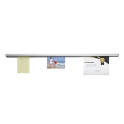 Advantus Grip-A-Strip Display Rail, 9”L x 1.5”H, Satin Alumin Finish (1500)