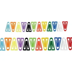 Advantus Paper Clips, Medium, Assorted Colors, 500/Box (PC0300)