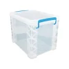 Advantus Super Stacker File Box, Letter Size, Clear (36872)