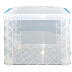 Advantus Super Stacker File Box, Letter Size, Clear (36872)