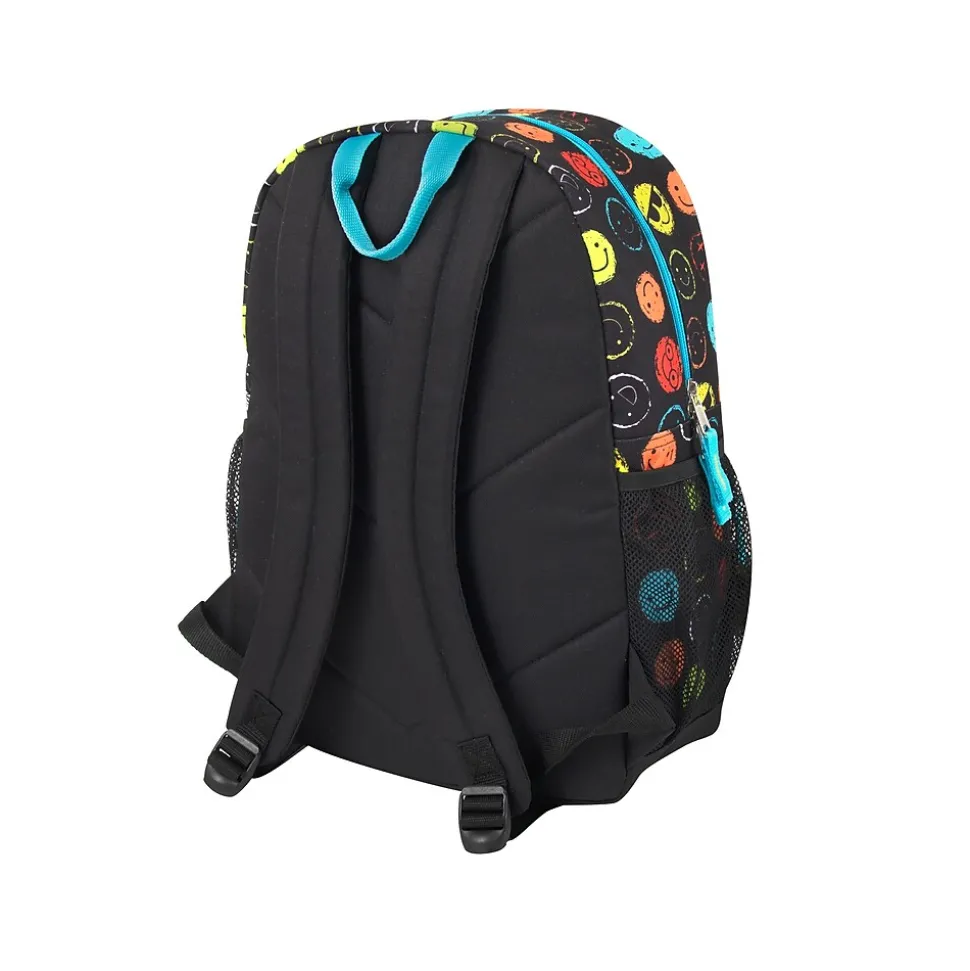 A.D.Ventures Backpack Set, Smiley Faces, Multicolor (2144STA)