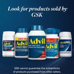 Advil Ibuprofen Pain Reliever/Fever Reducer, 200mg, 100/Box (015040)