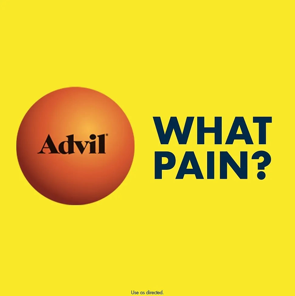 Advil Ibuprofen Pain Reliever, 200mg, 2/Packet, 50 Packets/Box (15489)