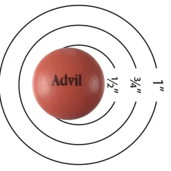 Advil Ibuprofen Pain Reliever, 200mg, 2/Packet, 50 Packets/Box (15489)