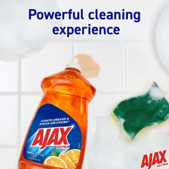 Ajax Triple Action Liquid Dish Soap, Orange, 52 oz., 6/Carton (149860)