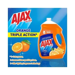 Ajax Ultra Dish Soap Refill, Orange, 145 oz., 4/Carton (61034144CT)