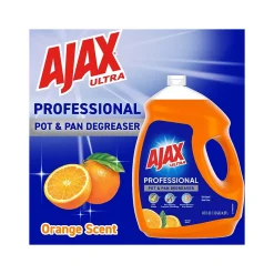 Ajax Ultra Professional Antibacterial Pot & Pan Dish Soap, Orange Scent, 145 fl. oz. (1.13 gal.) (61034313)