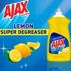 Ajax Ultra Super Degreaser Dish Soap, Lemon Scent, 52 fl. oz. (149861)