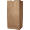 AJM Packaging 30 Gallon All Purpose Lawn and Leaf Standing Bag, Kraft, 50/Box (BAG RBR30105BO)