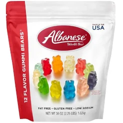 Albanese Fruity 12 Flavor Gummi Bears, 36 oz, 12 (ACG53336)
