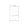 Alera® Industrial Wire Shelving Starter Set, 36Wx18"D, Silver