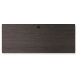 Alera Modern Teacher Series 60"W Pedestal Desk, Charcoal Woodgrain/Gray (MSD6024CH)