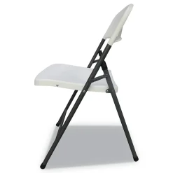 Alera Resin Office Folding Chair, White, 4/Carton (ALEFR9402)