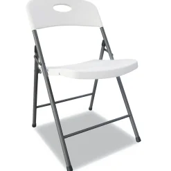 Alera Resin Office Folding Chair, White, 4/Carton (ALEFR9402)