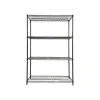 Alera Starter Kit 4-Shelf Metal Unit, 48"W, Black (ALESW504824BL)