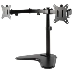 Allsop Adjustable Dual Monitor Arms, Up to 32" Monitor, Black (32628)