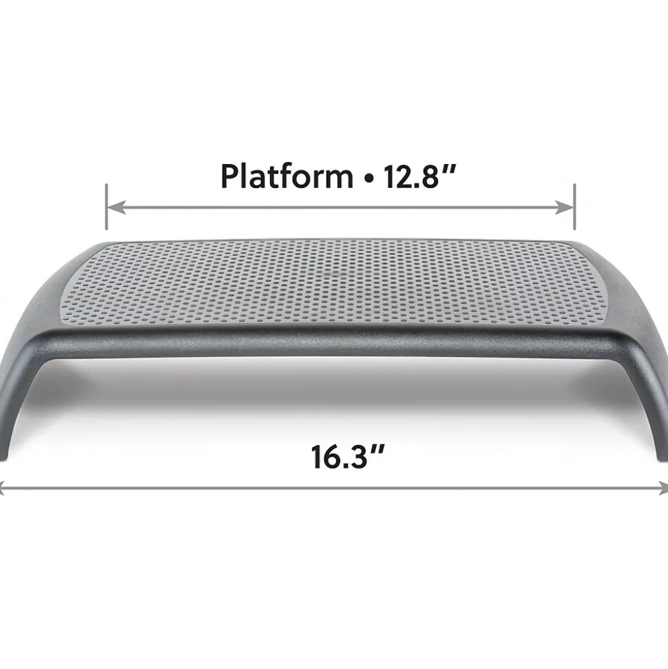 Allsop ErgoRiser Monitor Stand, Black (32212)