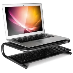 Allsop Metal Art Jr. Monitor Stand, Pearl Black (30165)