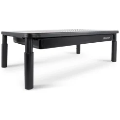 Allsop Metal Art Trilevel Adjustable Stand, Up to 27" Monitor, Black (32545)