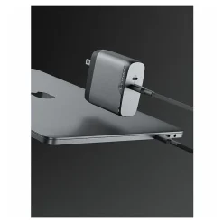 Alogic 2 Port 6W GaN Charger + USB-C Cable (WCG2X68SGR-US)