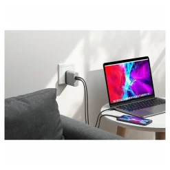 Alogic 2 Port 6W GaN Charger + USB-C Cable (WCG2X68SGR-US)