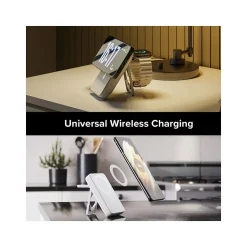 ALOGIC Lift 4-in-1 Magnetic USB-A/USB-C Power Bank, 10000 mAh, White (L10KPBWH)