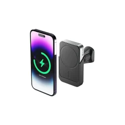 ALOGIC Matrix MagSafe Wireless USB-C Car Charger for Multiple Brands, Black (MSCCM)