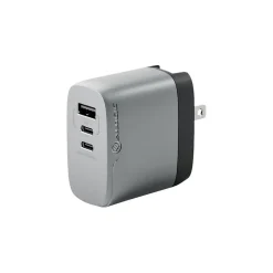 ALOGIC Rapid Power USB-A/USB-C Wall Charger for Multiple Brands, Space Gray/Black (WCM3X67-SGR)