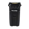 Alpine Industries 500 Series Plastic Outdoor Trash Can, 64 Gallon, Black (ALP500-64-BLK)