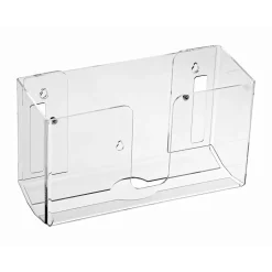 Alpine Industries Centerpull Paper Towel Dispenser, Clear, 2/Pack (432-CLR-2PK)