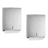 Alpine Industries Centerpull Paper Towel Dispenser, Stainless Steel, 2/Pack (480-2PK)