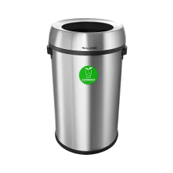 Alpine Industries Dual-Stream Recycling Station, 34-Gallon, Stainless Steel (ALP470-65L-CO-T)