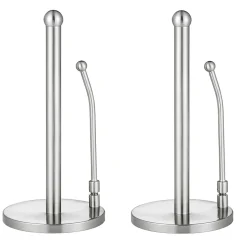 Alpine Industries Kitchen Paper Towel Holder, Stainless Steel, 2/Pack (433-01-2)