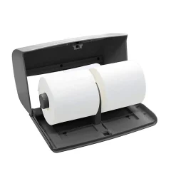 Alpine Industries Side-by-Side Double Roll Toilet Tissue Dispenser, Gray, 2/Pack (452-GRY-2PK)