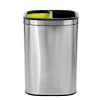 Alpine Industries Stainless Steel Indoor Trash Can, 10.5 Gallon, Silver (470-R-40L)
