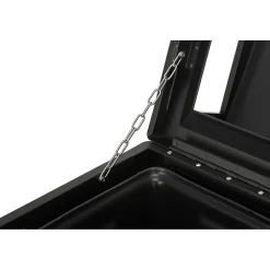 Alpine Industries Steel Outdoor Trash Can with Dome Lid, 40 Gallon, Gray (ALP471-40-WD-GRY)