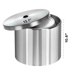 Alpine Industries Universal Wall Mounted Wet Wipe Dispenser, Stainless Steel (4777-W)