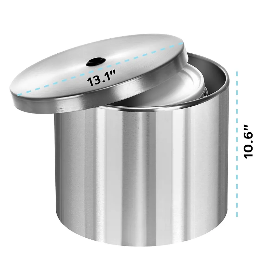 Alpine Industries Universal Wall Mounted Wet Wipe Dispenser, Stainless Steel (4777-W)