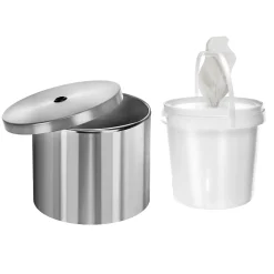 Alpine Industries Universal Wall Mounted Wet Wipe Dispenser, Stainless Steel (4777-W)