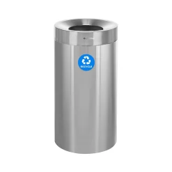 Alpine Single-Stream Recycling Station, 27 Gallon, Stainless Steel (ALP475-27-R)