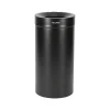 Alpine Stainless Steel Trash Can, 27-Gallon, Matte Black (ALP475-27-BLK)