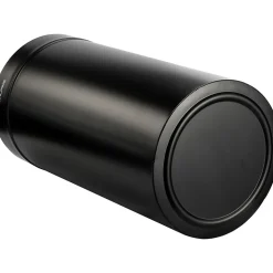 Alpine Stainless Steel Trash Can, 27-Gallon, Matte Black (ALP475-27-BLK)