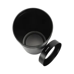 Alpine Stainless Steel Trash Can, 27-Gallon, Matte Black (ALP475-27-BLK)