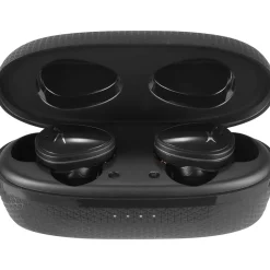 Altec Lansing NanoBuds Sport 2.0 Wireless Ambient Sound Earbuds, Bluetooth, Black (MZX5201-BLK-STK-6)