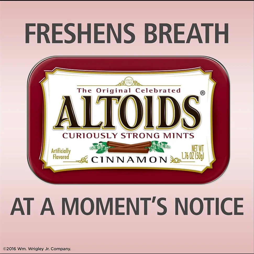 Altoids Cinnamon Mints, 21.12 oz., 12/Pack (209-00484)