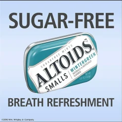 Altoids Smalls Sugar Free Wintergreen Mints, 3.33 oz., 9/Pack (209-00487)
