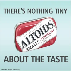 Altoids Smalls Sugar Free Peppermint Mints, 3.33 oz., 9/Pack (209-00486)