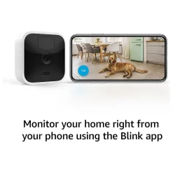 Amazon Blink Wireless Indoor Security Camera, One Camera Kit, White/Black (B07X4BCRHB)