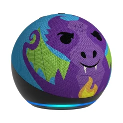 Amazon Echo Dot (5th Gen) Kids Bluetooth, Wi-Fi Wireless Smart Speaker, Dragon (B09B96PMLY)